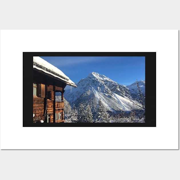 Looking out over the Swiss mountains Wall Art by Dturner29